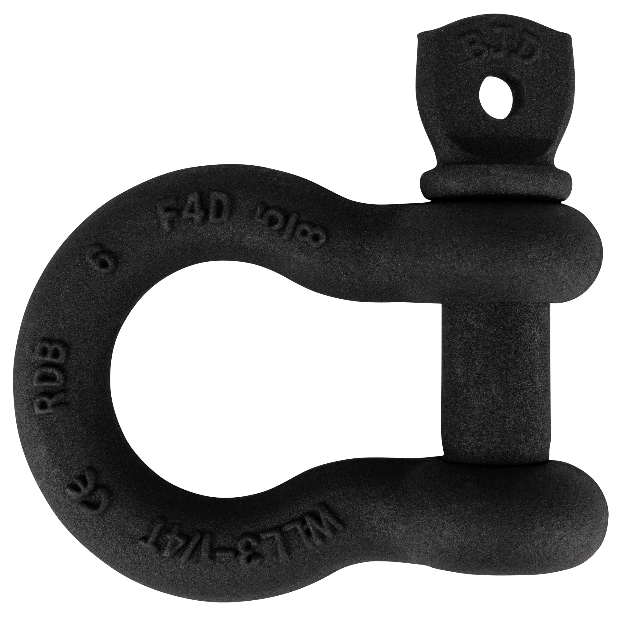 ELLER Chain Shackle, Shoulder Bolt 3.250kg WLL 3,25 T - colore nero