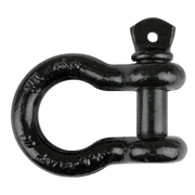 ELLER Chain Shackle, Shoulder Bolt 4.750kg WLL 4,75 T - colore nero