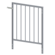 SHOWGEAR Mammoth Dex Guard Rail XS Xtra-Safe - 1 m - aluminium Extra-Safe - 1 m - Alluminio