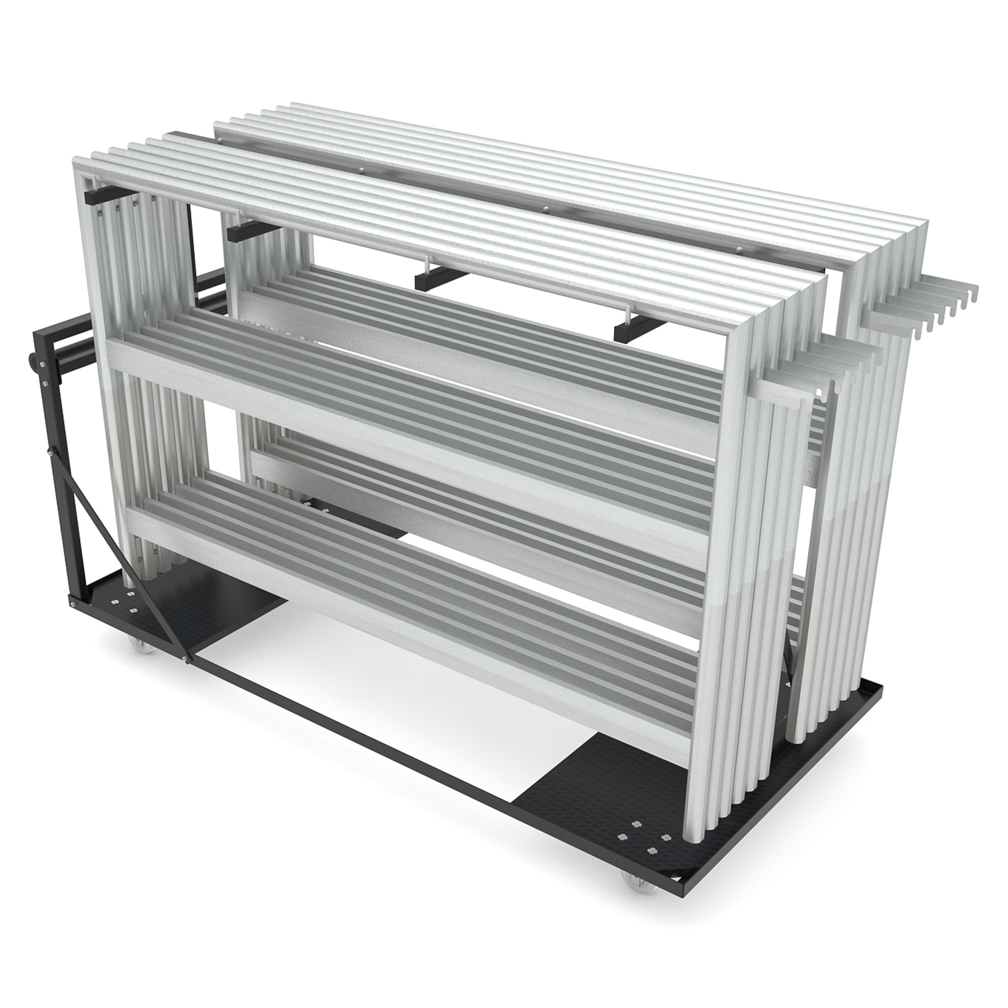 SHOWGEAR Mammoth Stage/Dex Transport Trolley per corrimano