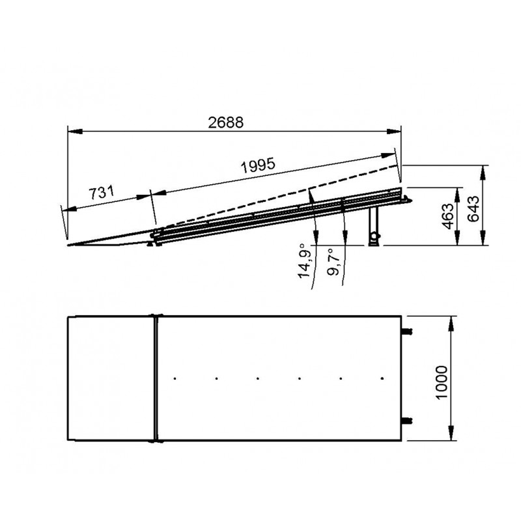 SHOWGEAR Mammoth Dex Ramp 46 - 64 cm 46 - 64 cm