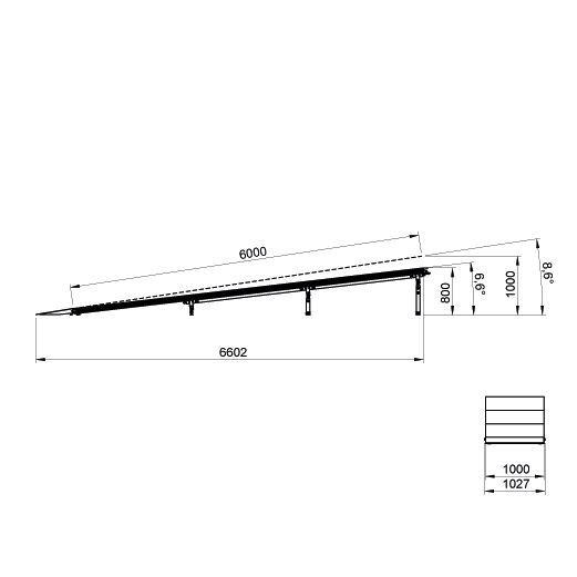 SHOWGEAR Mammoth Dex Ramp 80 - 100 cm - 6mtr 80 - 100 cm - 6mtr