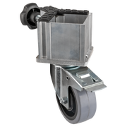 SHOWGEAR Mammoth Dex Single Leg Insert Swivel Wheel With brake Con freno