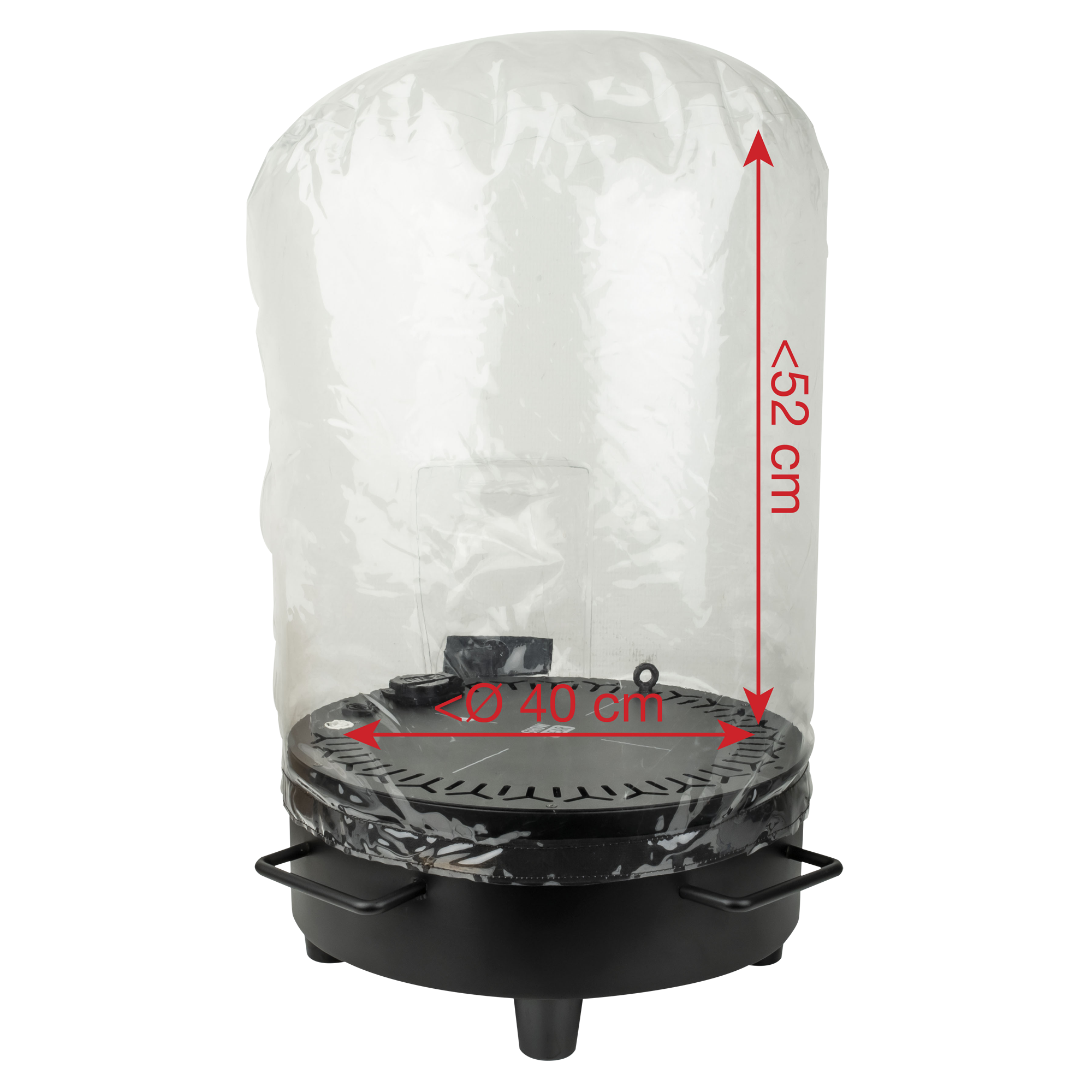 SHOWGEAR Sleeve for Rain Dome 40 Cylindrical sleeve - Ø 40 cm - 52 cm high Copertura cilindrica - Ø 40 - 52 cm di altezza