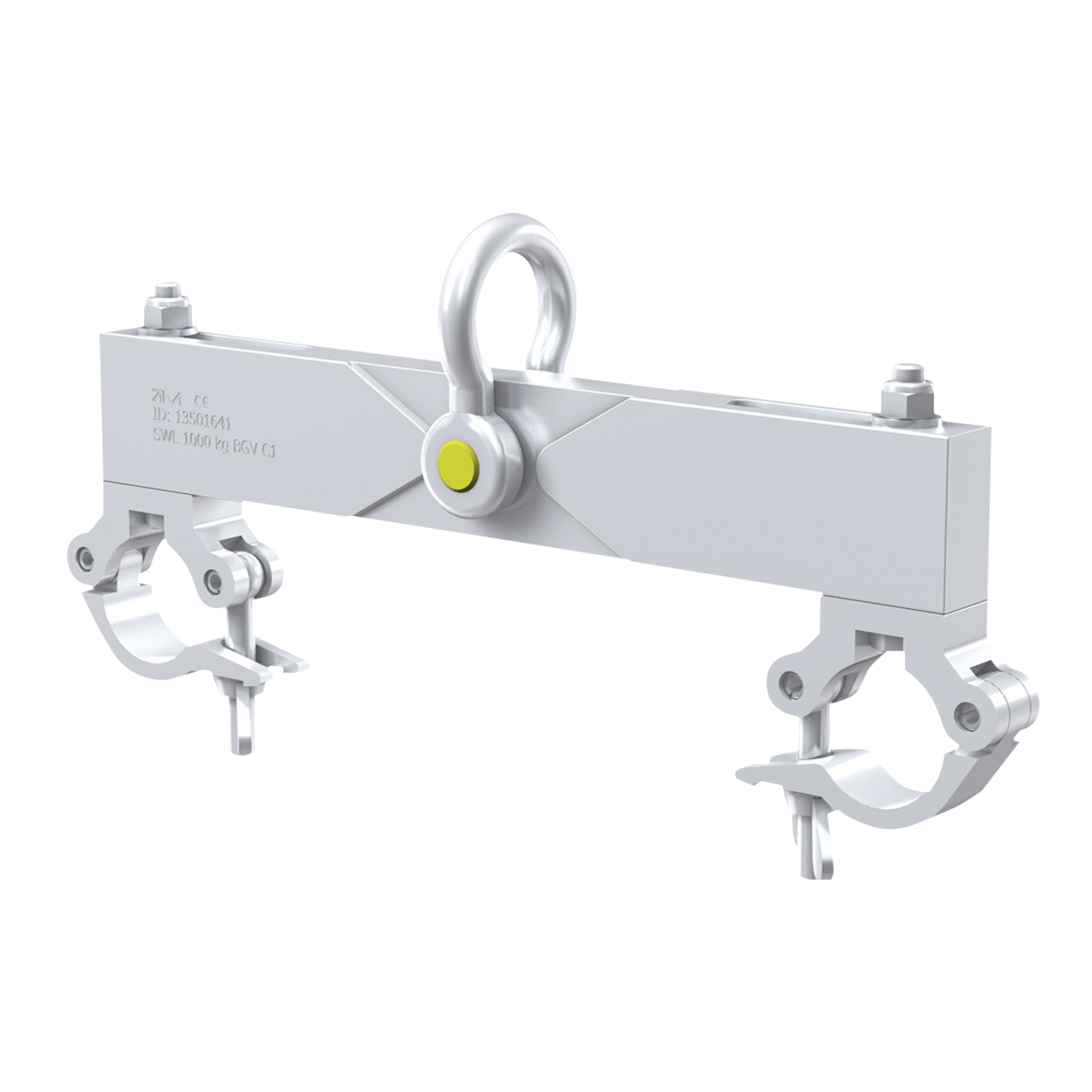 MILOS Ceiling Support with Shackle Gray 1 tonnellata - 290 - 400 mm - alluminio