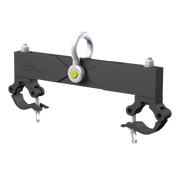 MILOS Ceiling Support with Shackle Black 1 tonnellata - 290 - 400 mm - Nero