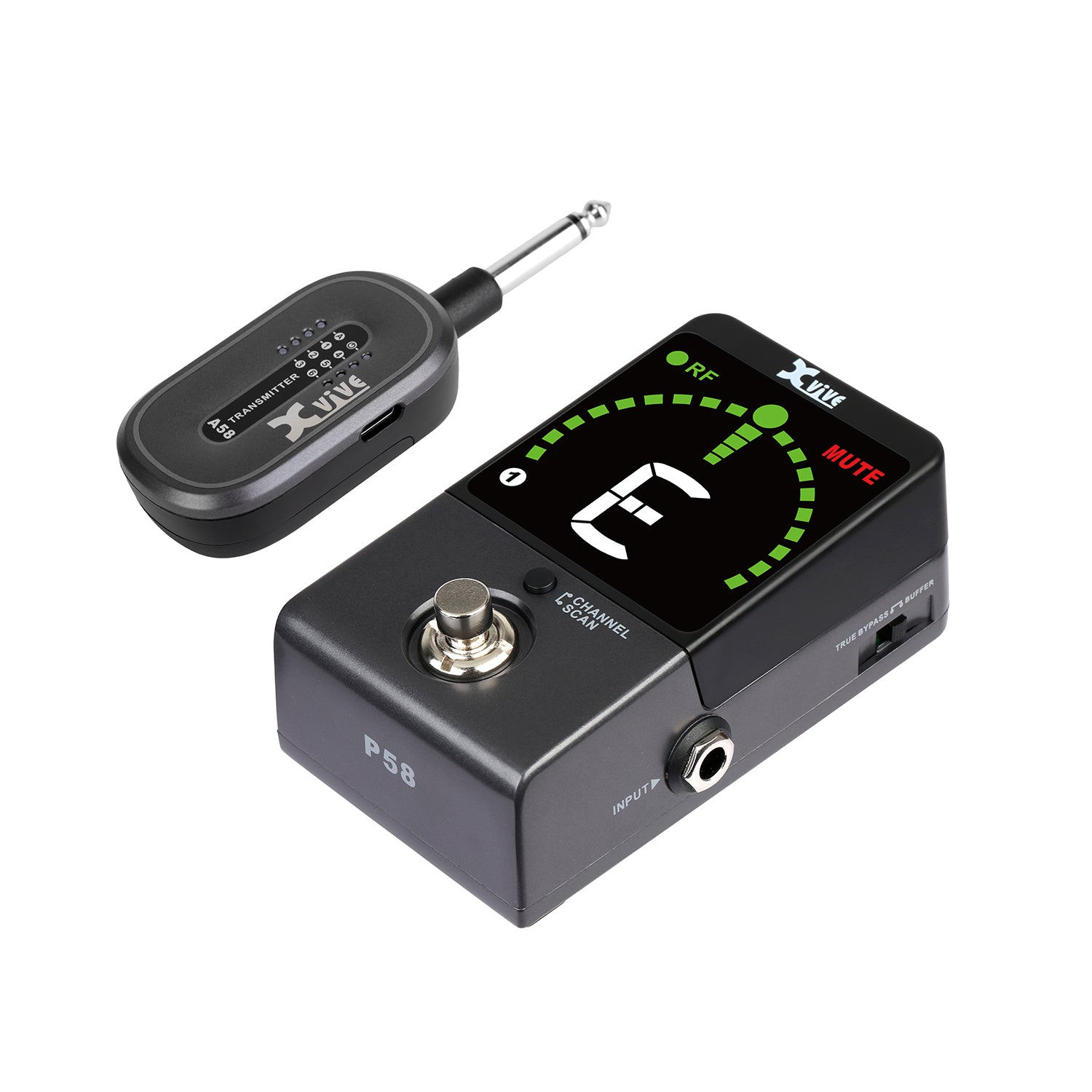 Xvive P58 - Sistema wireless per pedalboard + tuner