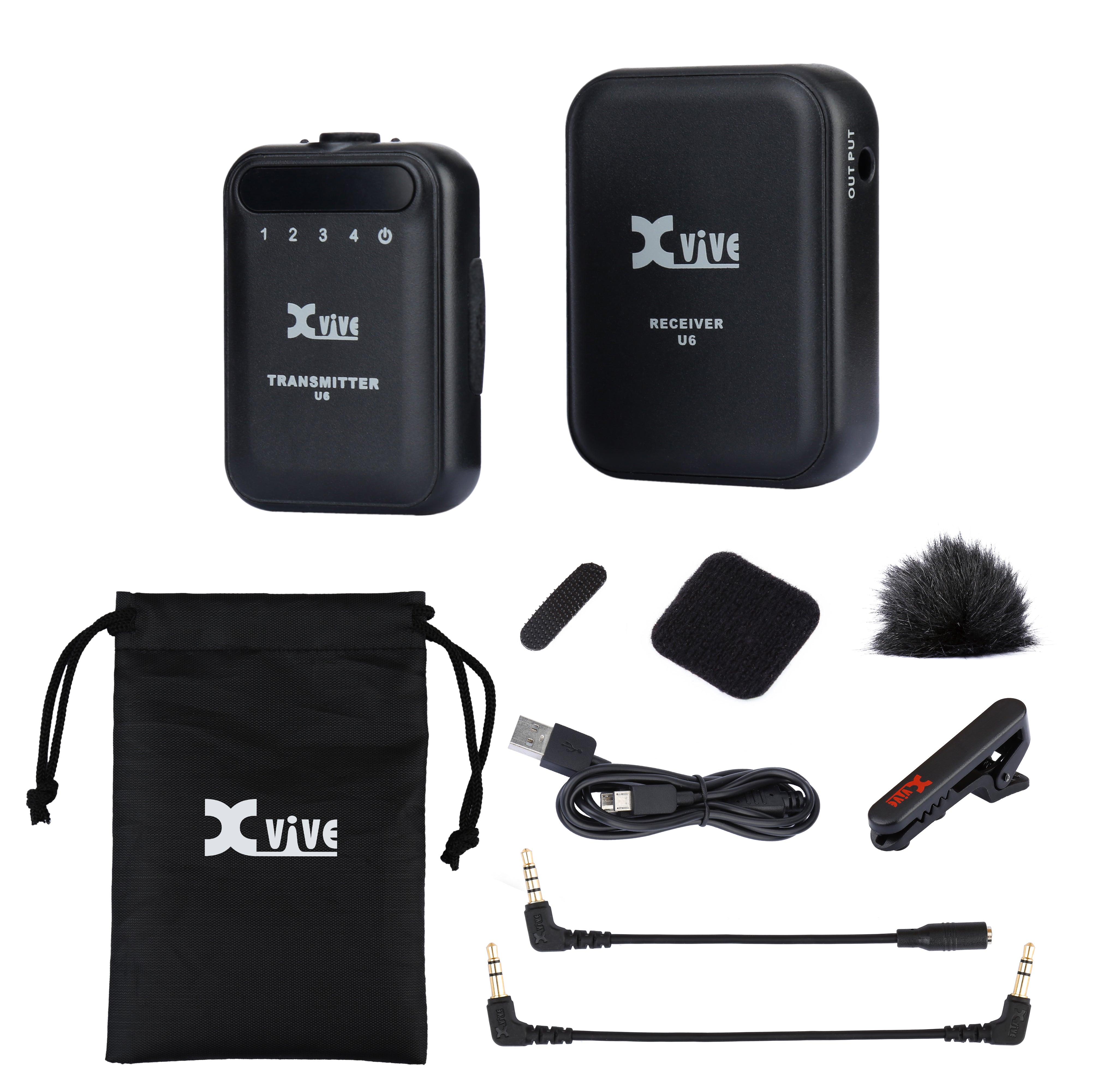 Xvive U6 COMPACT WIRELESS MIC SYSTEM - Sistema microfonico wireless digitale a capsula integrata