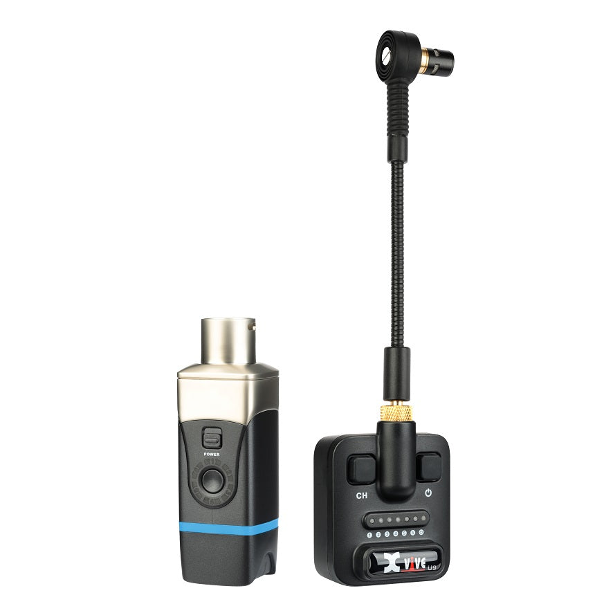 Xvive U9 - Sistema microfonico wireless digitale per violini/viole