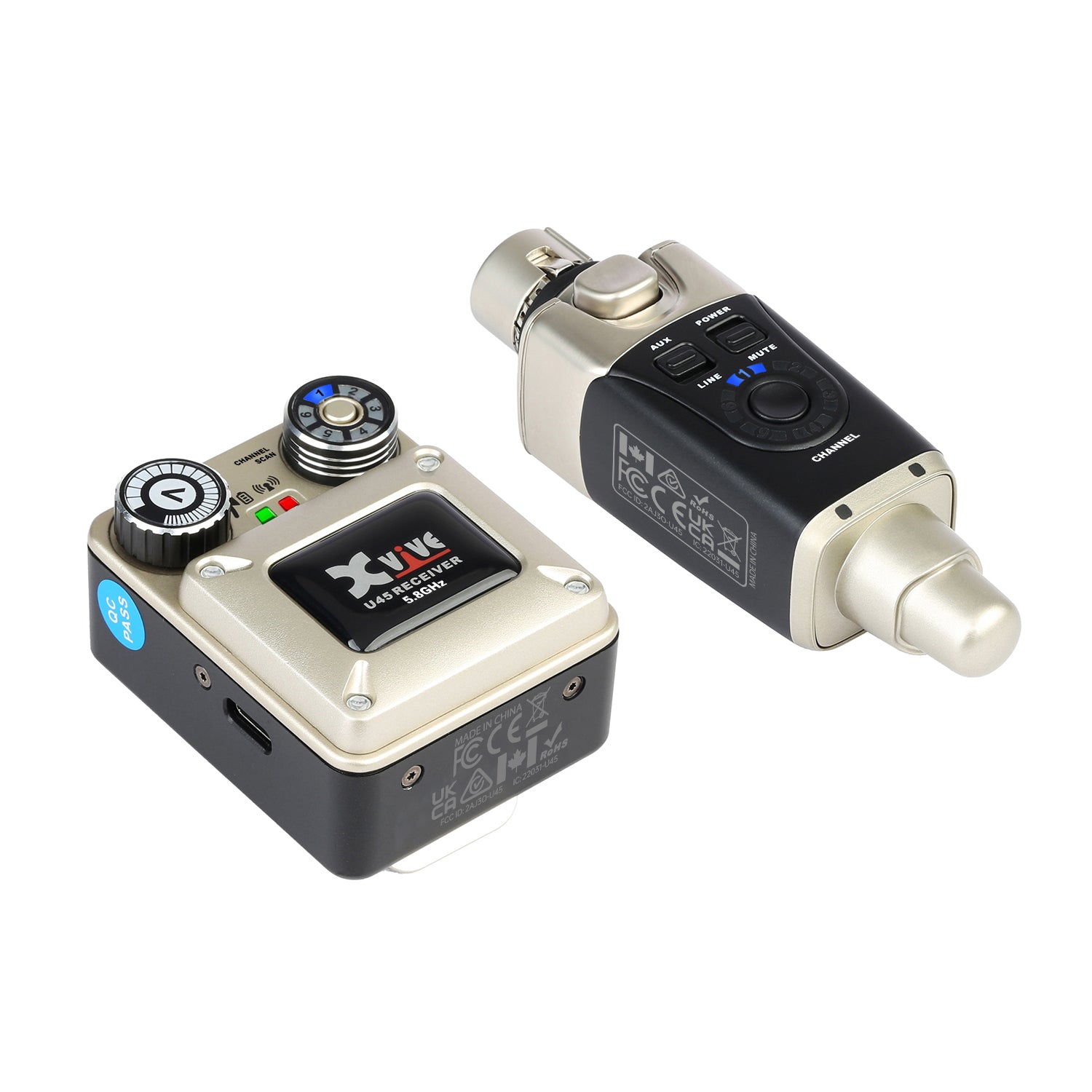 Xvive U45 IN-EAR MONITOR - Sistema monitor wireless digitale 5.8Ghz