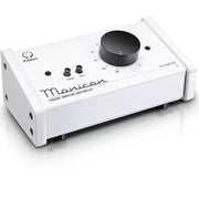 PALMER MONICON WHITE CONTROLLO VOLUME PASSIVO MONITOR BIANCO 2 XLR IN 2 XLR OUT IN LEGNO E METALLO