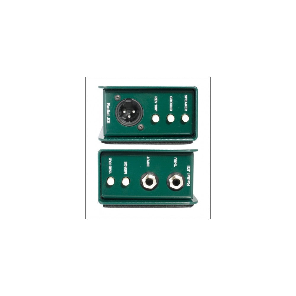 RADIAL JDI MK3 DI BOX PASIVA CON TRANSFORMADOR JENSEN DIRECT BOX MKIII PARA TECLADOS E INSTRUMENTOS DE ALTA SALIDA