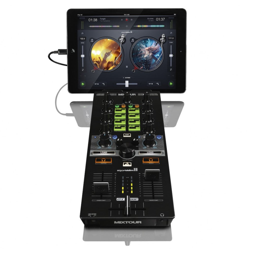 RELOOP MIXTOUR PORTABLE 2-CHANNEL DJ CONTROLLER FOR PC MAC ANDROID iOS