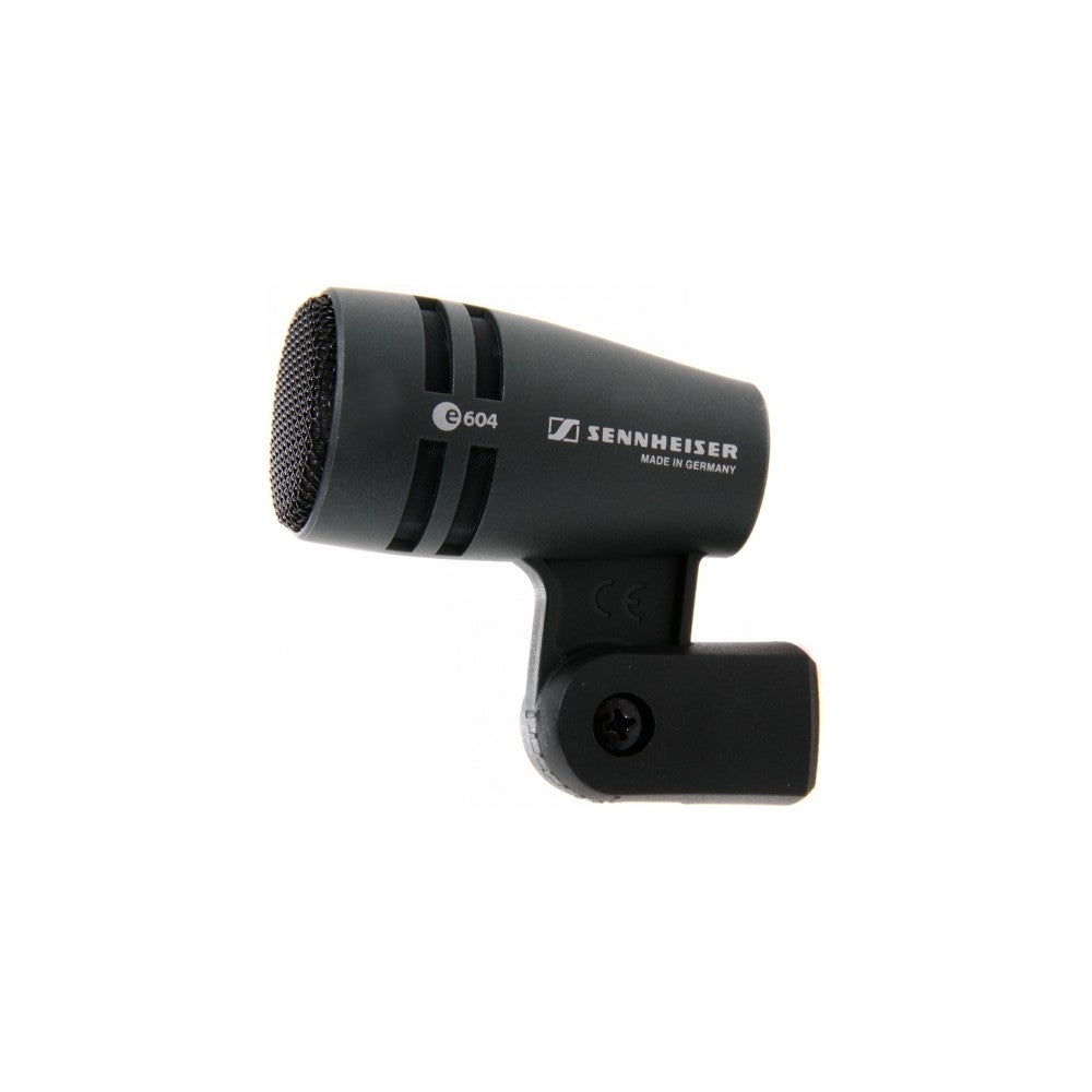SENNHEISER E604 DRUM MICROPHONE FOR TOM PERCUSSION WOODWINDS + MZH604 CLAMP + SLEEVE CASE