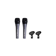 SENNHEISER E835 KIT 2 Set di 2 microfoni dinamici 2 clamp e custodia
