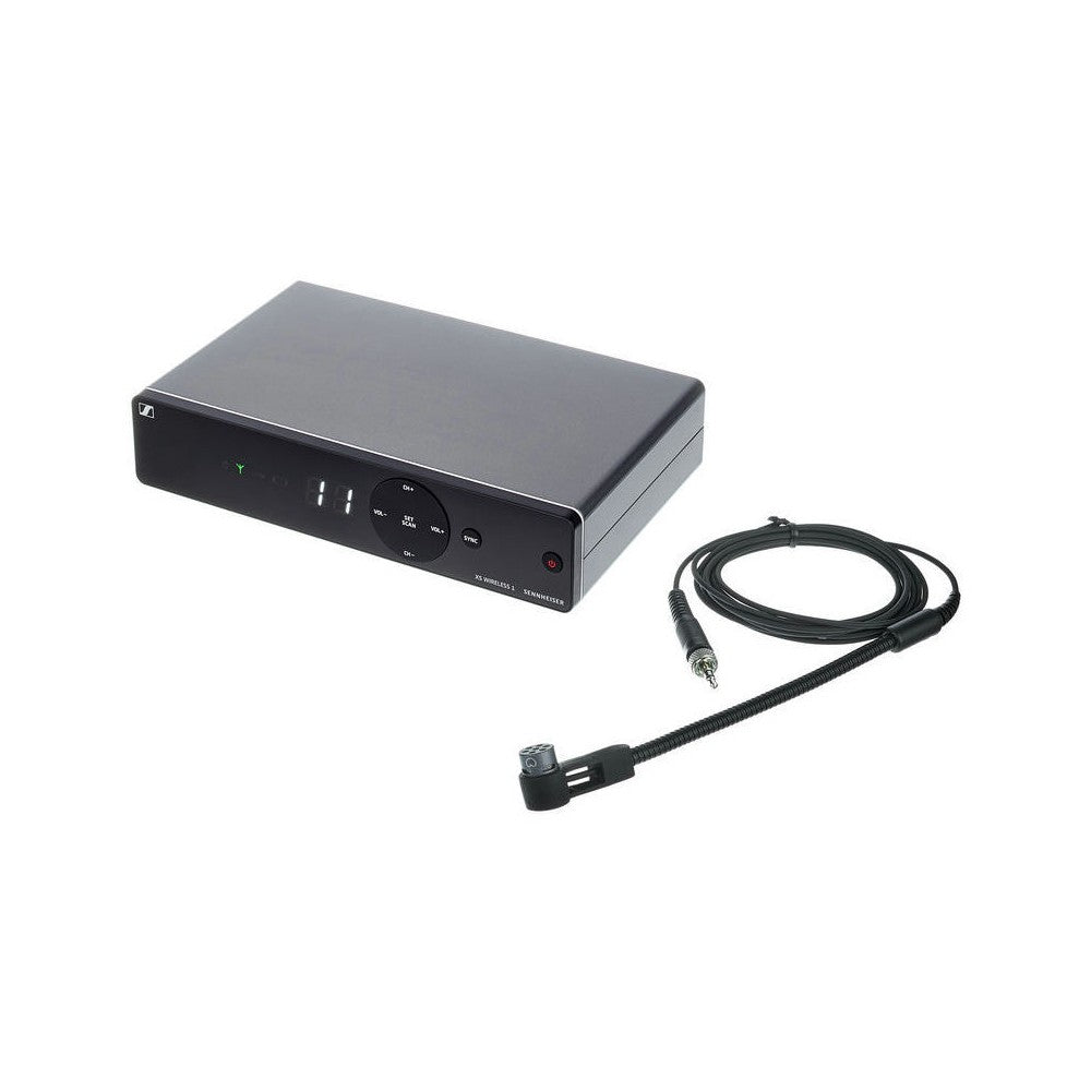 SENNHEISER XSW 1-908-E SISTEMA WIRELESS PER OTTONI TRASMETTITORE + RICEVITORE + MICROFONO UHF  821- 832 / 863 – 865 MHz