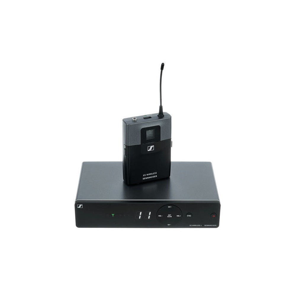 SENNHEISER XSW 1-908-E SISTEMA INALÁMBRICO PARA INSTRUMENTOS DE VIENTO-METAL TRANSMISOR + RECEPTOR + MICRÓFONO UHF 821-832 / 863-865 MHz