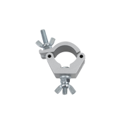 SHOWGEAR 32 mm Half Coupler SWL: 100 kg - aluminium - silver SWL: 100 kg - alluminio - argento