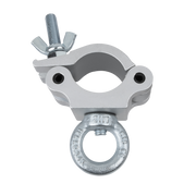 SHOWGEAR 50 mm Half Coupler + Eye SWL: 340 kg - aluminium - silver SWL: 340 kg - alluminio - argento