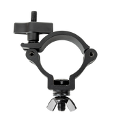 SHOWGEAR 50 mm Compact Coupler SWL: 75 kg - aluminium - black SWL: 75 kg - alluminio - nero