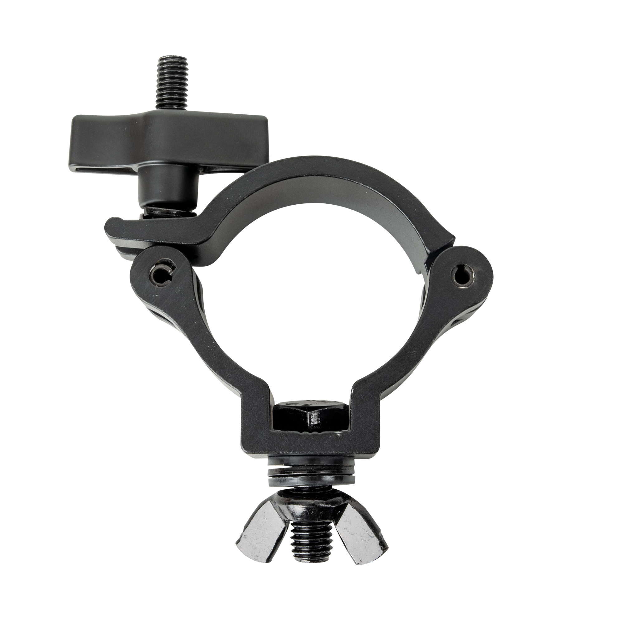 SHOWGEAR 50 mm Compact Coupler SWL: 75 kg - aluminium - black SWL: 75 kg - alluminio - nero