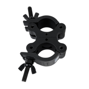 SHOWGEAR 50 mm Swivel Coupler SWL: 500 kg - aluminium - black SWL: 500 kg - alluminio - nero