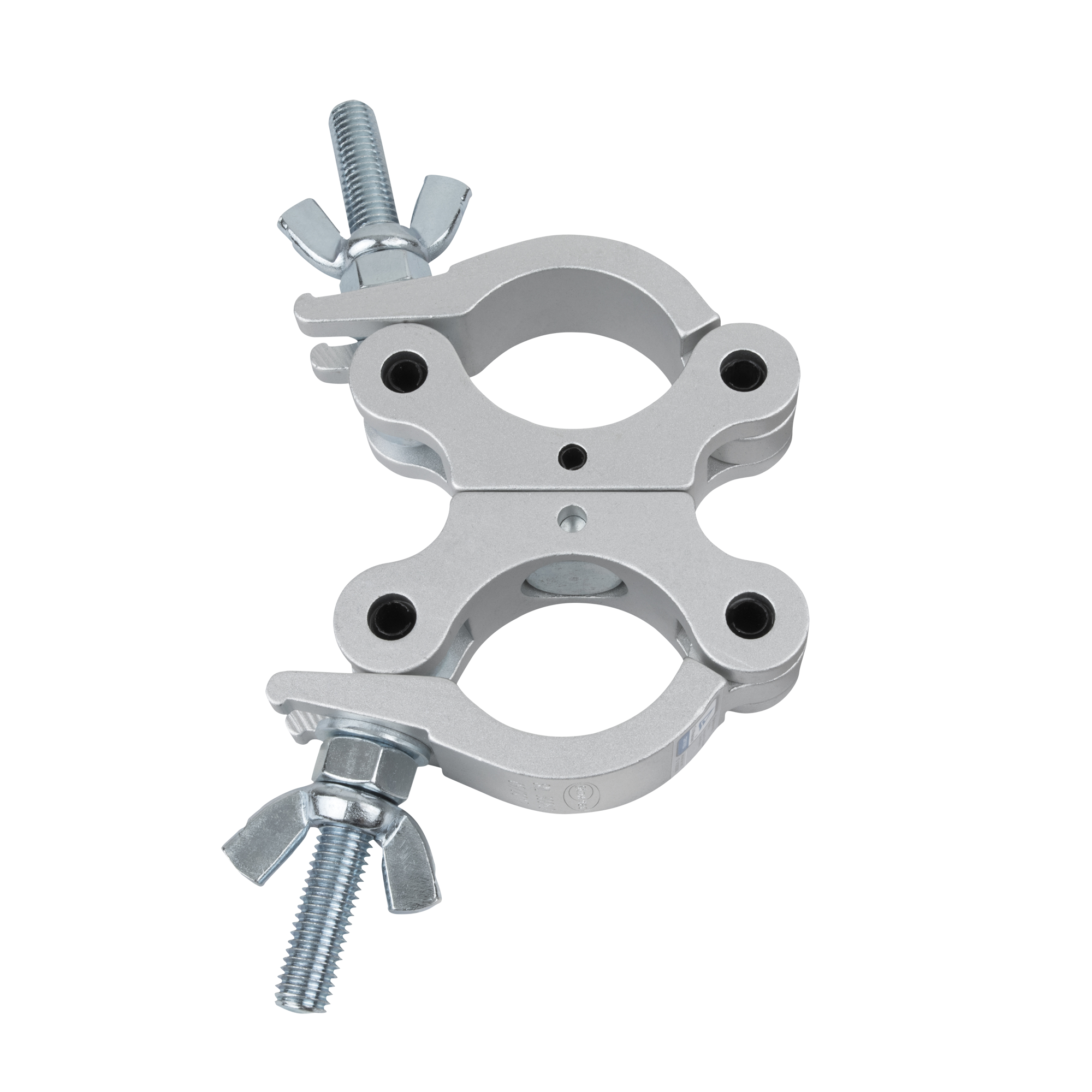 SHOWGEAR 50 mm Swivel Coupler SWL: 300 kg - aluminium - silver SWL: 300 kg - alluminio - argento