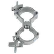 SHOWGEAR Compact Swivel Coupler WLL: 75 kg - aluminium - silver CARICO DI LAVORO SICURO (WLL): 75 kg - alluminio - argento
