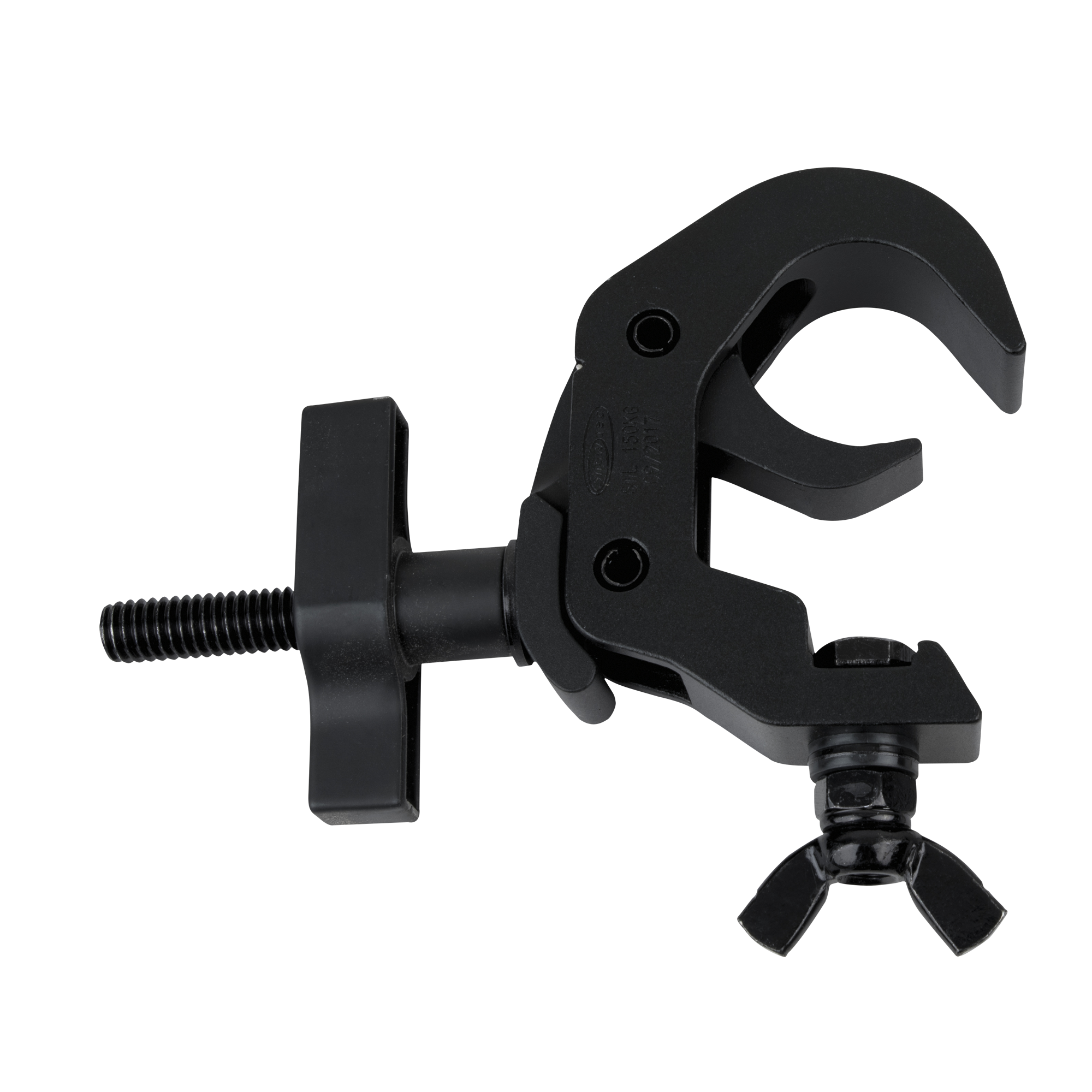 SHOWGEAR 50 mm Fast Coupler SWL: 150 kg - aluminium - black SWL: 150 kg - alluminio - nero