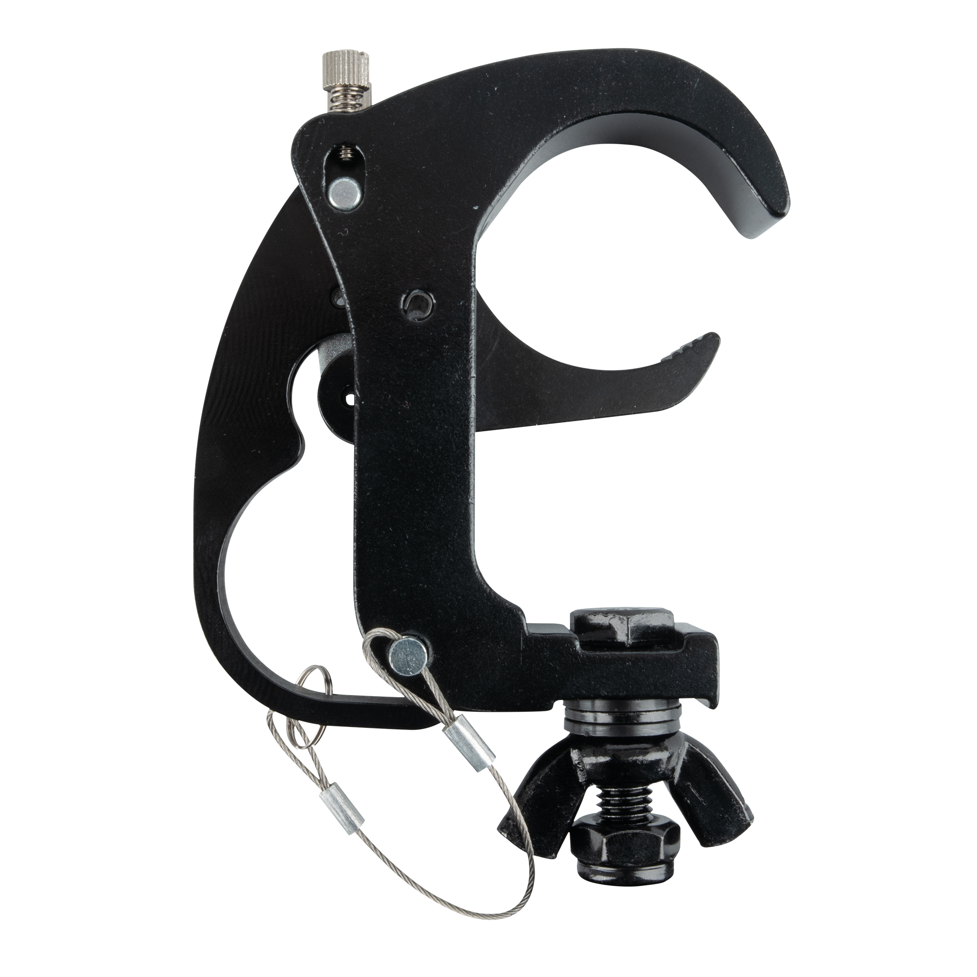 SHOWGEAR Snap Coupler WLL: 150 kg - aluminium - black CARICO DI LAVORO SICURO (WLL): 150 kg - alluminio - nero