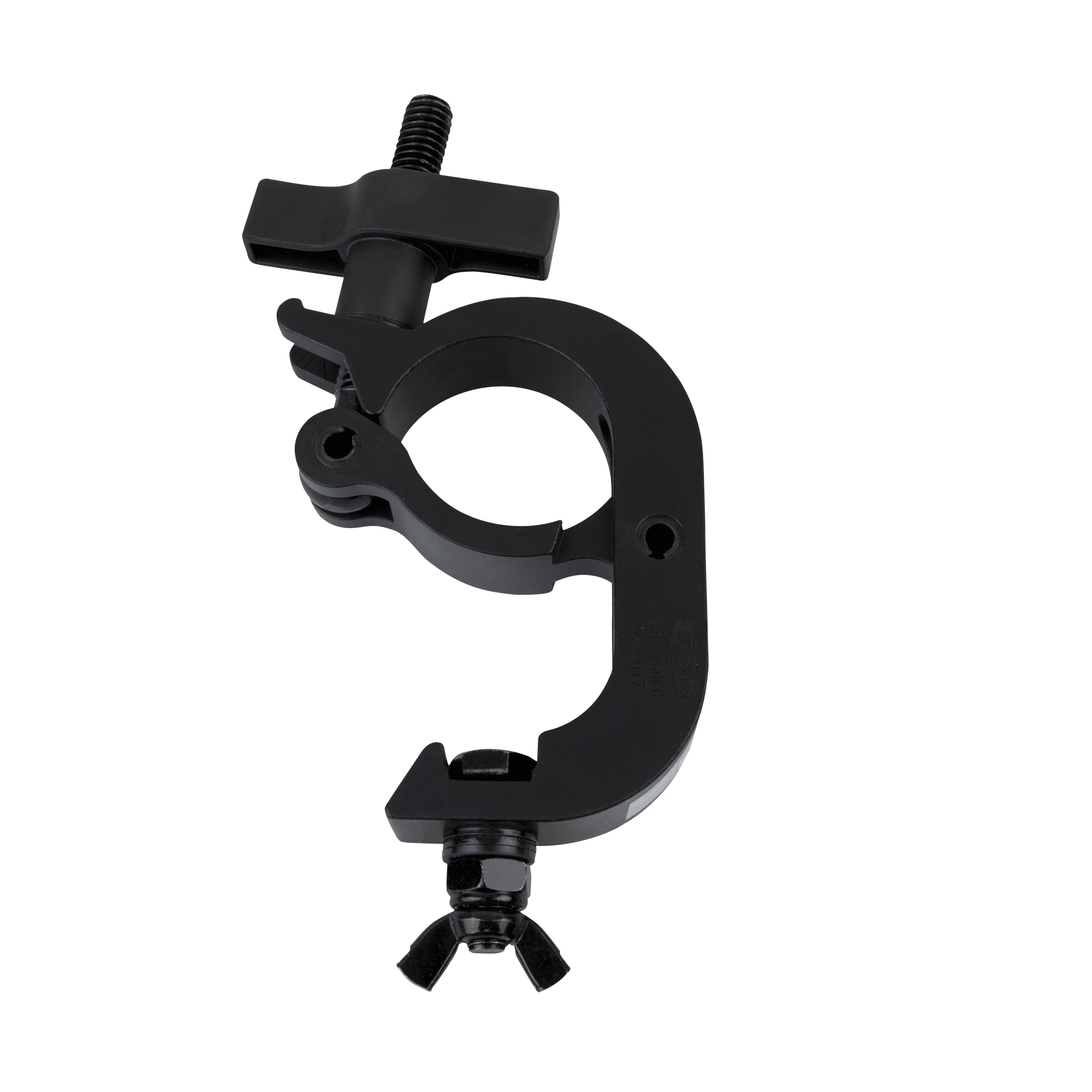 SHOWGEAR 50 mm Quick Coupler SWL: 150 kg - aluminium - black SWL: 150 kg - alluminio - nero