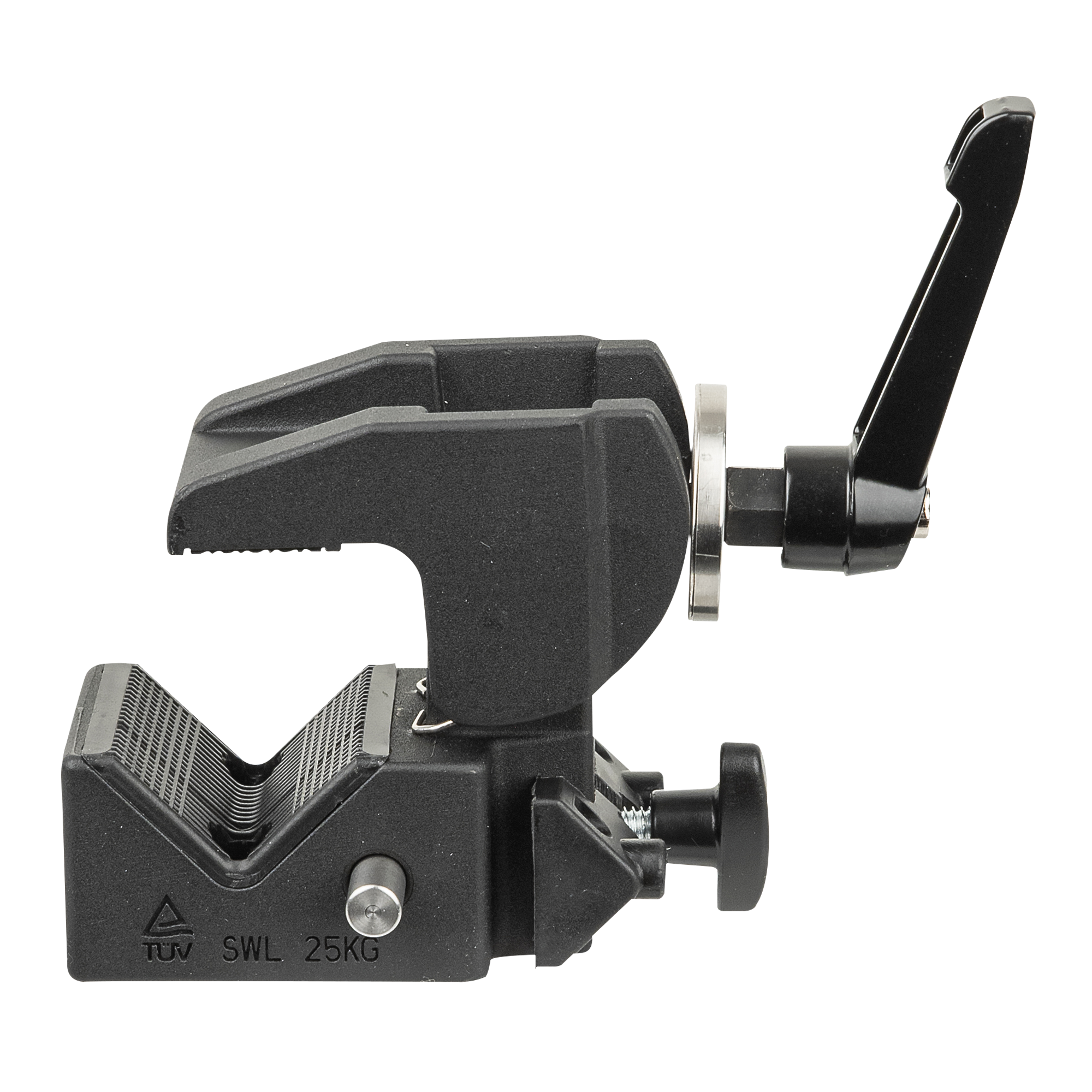 SHOWGEAR 10-55 mm Multigrip Clamp SWL: 25 kg - black - TÜV SWL: 25 kg - nero - TÜV