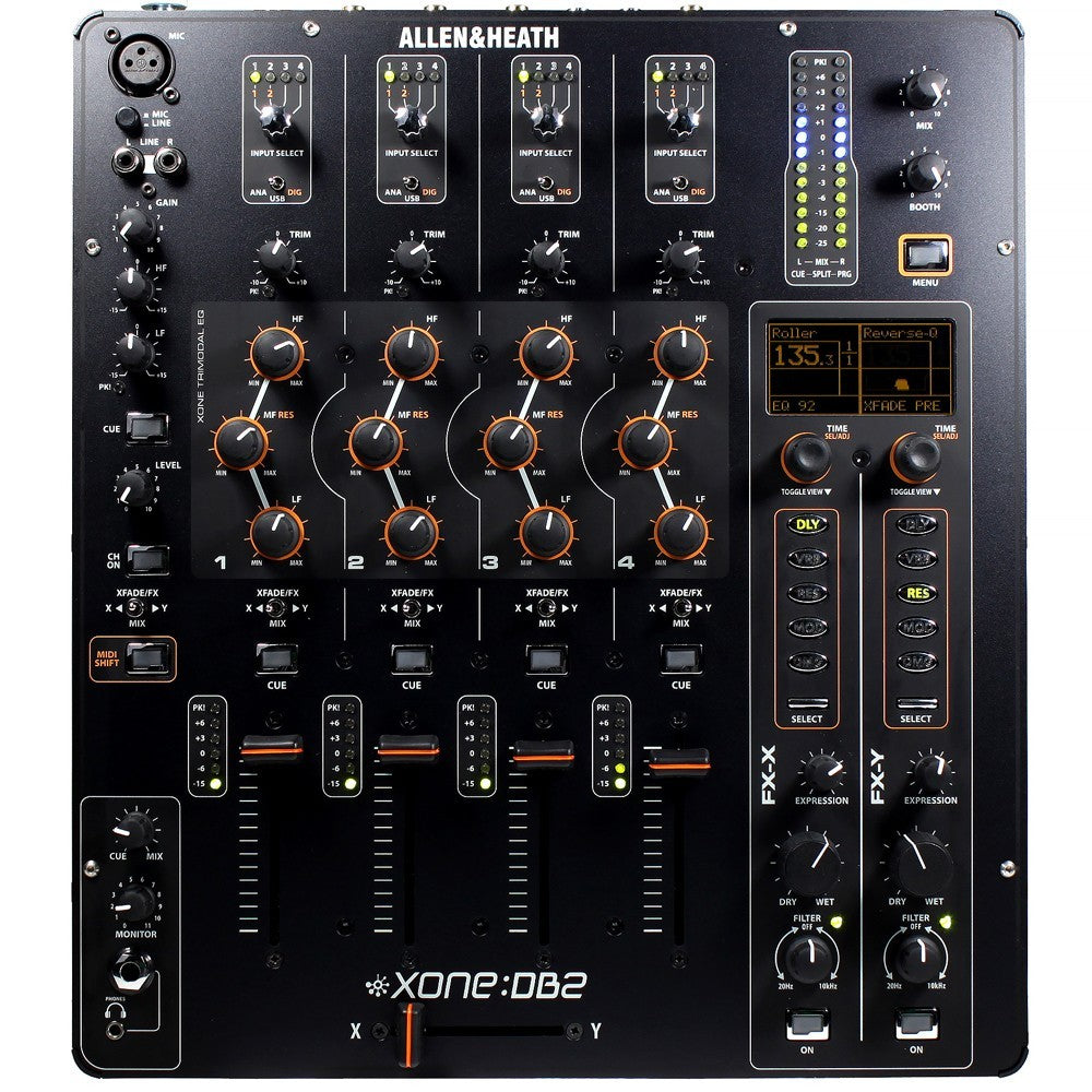 ALLEN & HEATH XONE DB2 MIXER DJ 4 CANALI E CONTROLLER MIDI