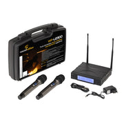 RADIOMIC. TRUE DIVERSITY UHF DOPPIO SOUNDSATION WF-U2300HH 2 TX A MANO 823-832MHz