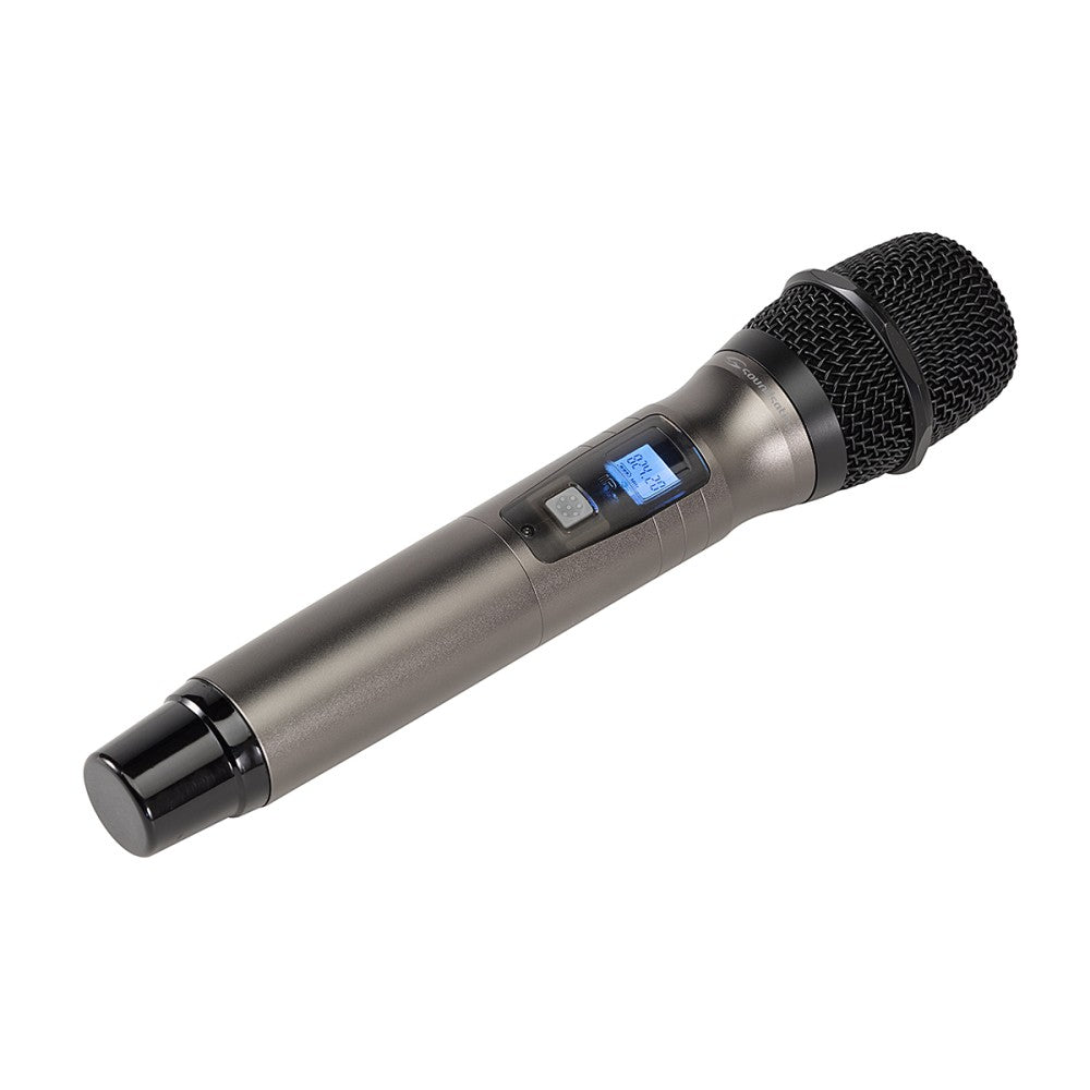 WIRELESS MICROPHONE. TRUE DIVERSITY DUAL UHF SOUNDSATION WF-U2300HH 2 HANDHELD TRANSMITTERS 823-832MHz