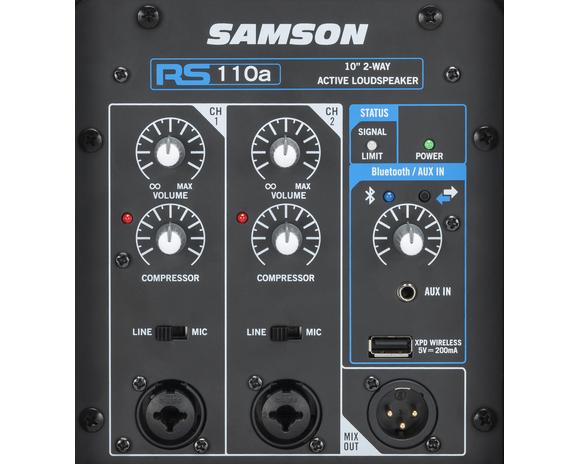 SAMSON RS110a - Cassa attiva 300w, due vie, 10''