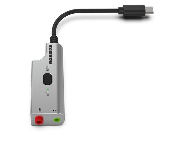 SAMSON DEU1 - Bundle Microfono Headset e Adattatore Audio USB (DE5 + UP1)