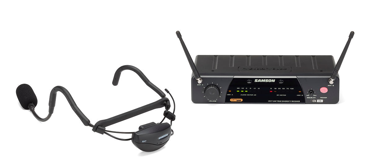 SAMSON AIRLINE 77 UHF - AH7 Aerobics Headset System - E4 (864.875 MHz)