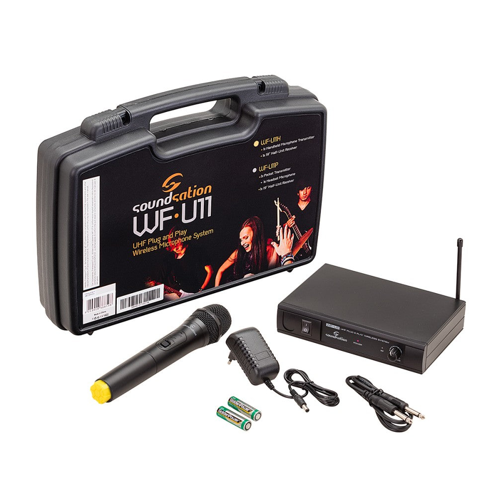 RADIOMICROFONO UHF SOUNDSATION WF-U11HC TX A MANO 864.15 MHz