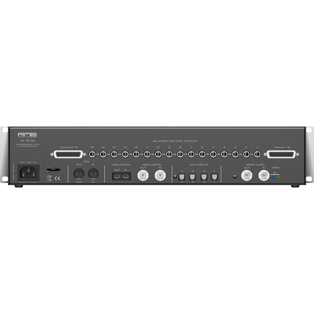 RME M-16 DA 16-CHANNEL MADI/ADAT TO ANALOG CONVERTER