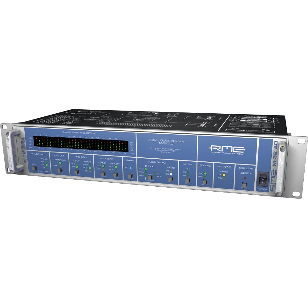 RME M-32 AD 32-CHANNEL ANALOG TO MADI/ADAT CONVERTER