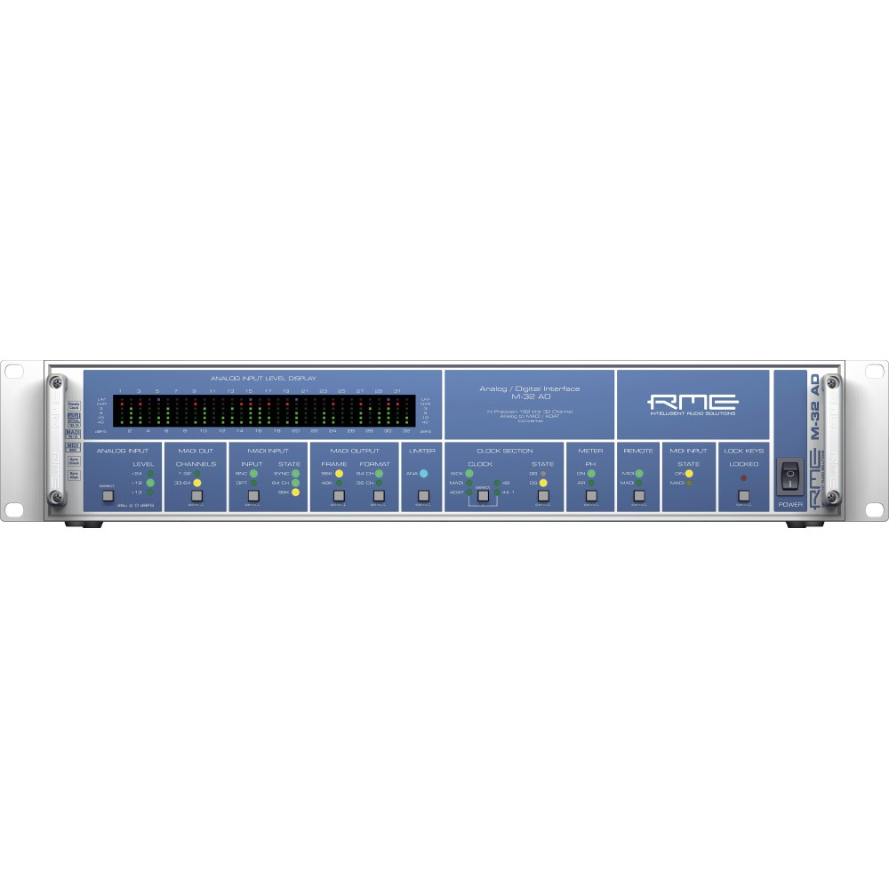 RME M-32 AD CONVERTITORE A 32 CANALI DA ANALOGICO A MADI/ADAT