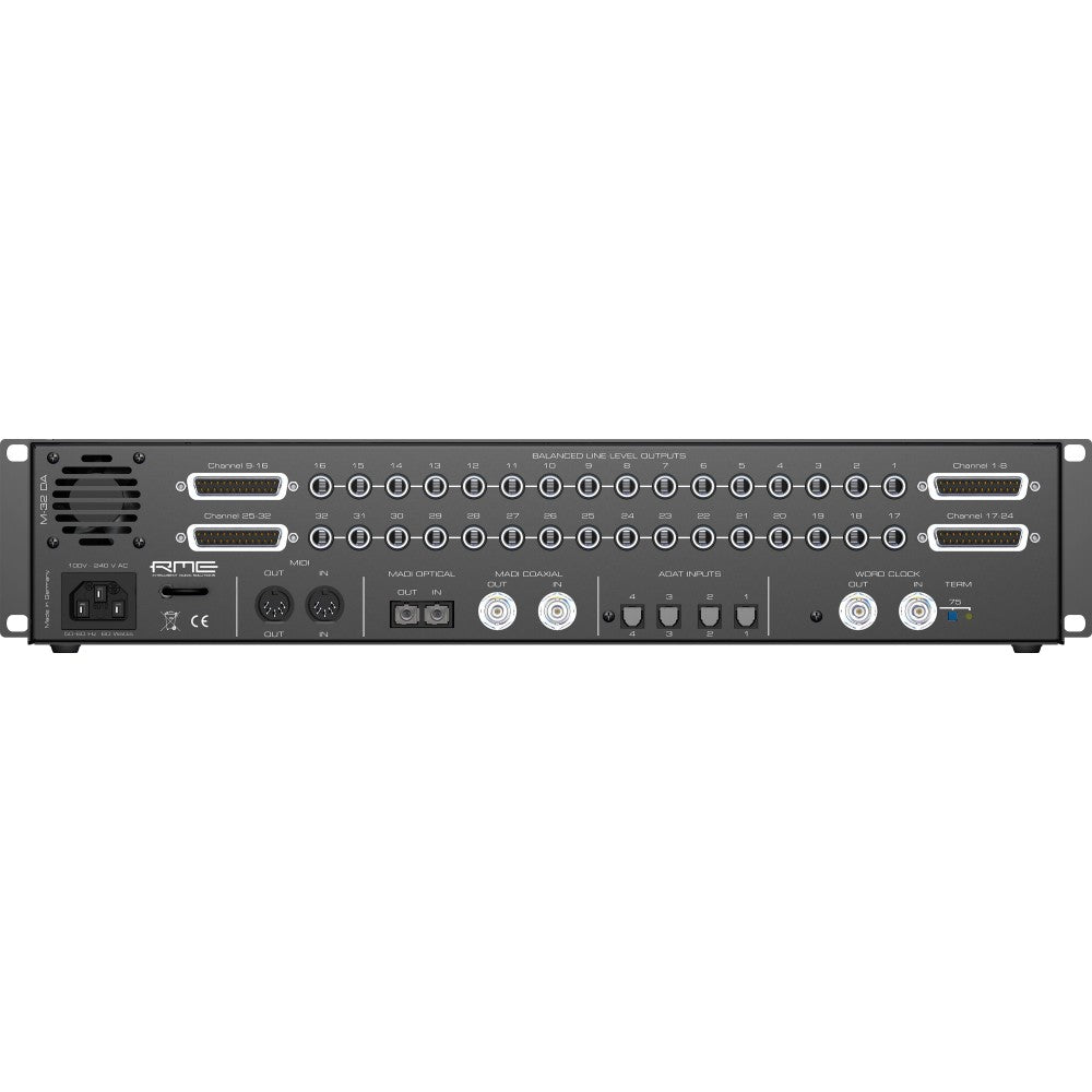 RME M-32 DA 32-CHANNEL MADI/ADAT TO ANALOG CONVERTER