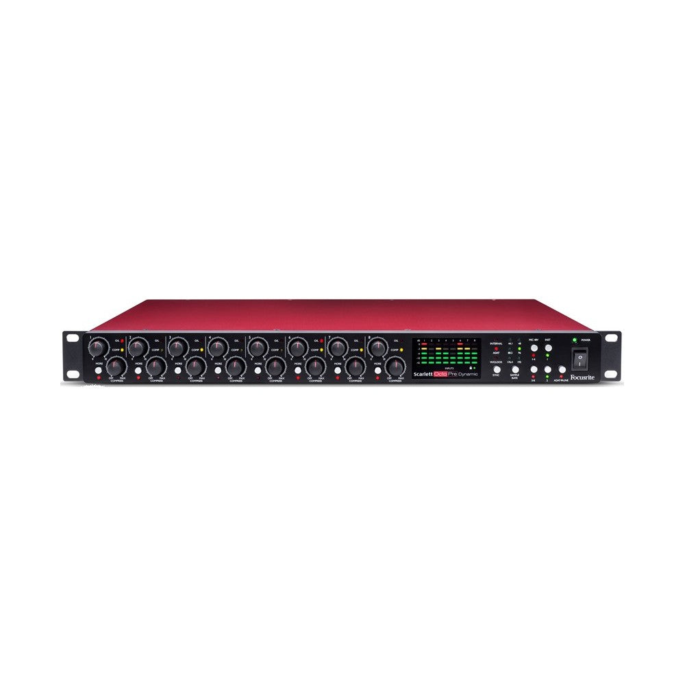 FOCUSRITE SCARLETT OCTOPRE DYNAMIC PREAMPLIFICATORE MICROFONICO 8 CANALI