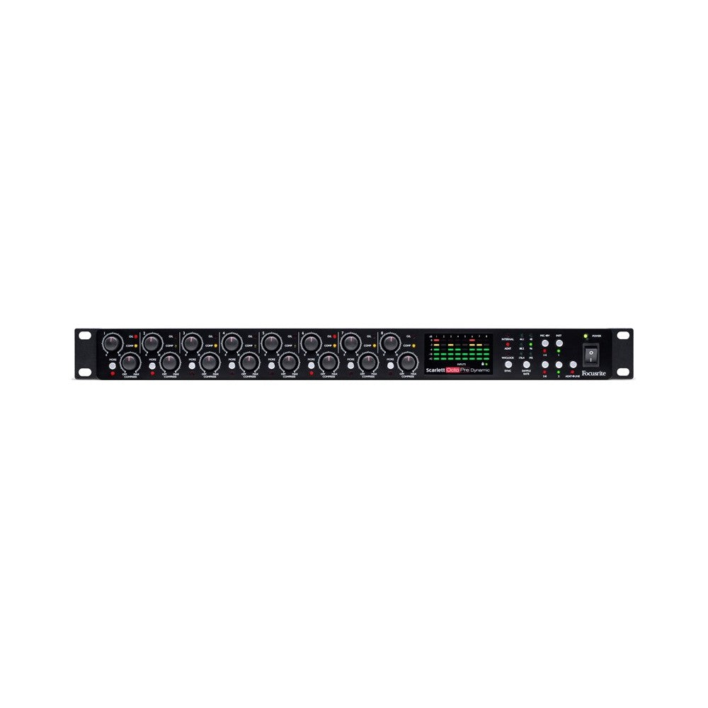 FOCUSRITE SCARLETT OCTOPRE DYNAMIC PREAMPLIFICATORE MICROFONICO 8 CANALI