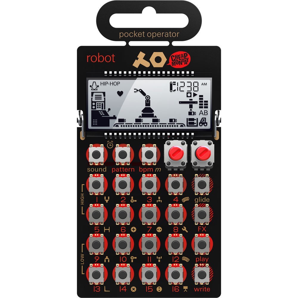 Teenage Engineering PO28 Robot Synth Tascabile 8 BIT