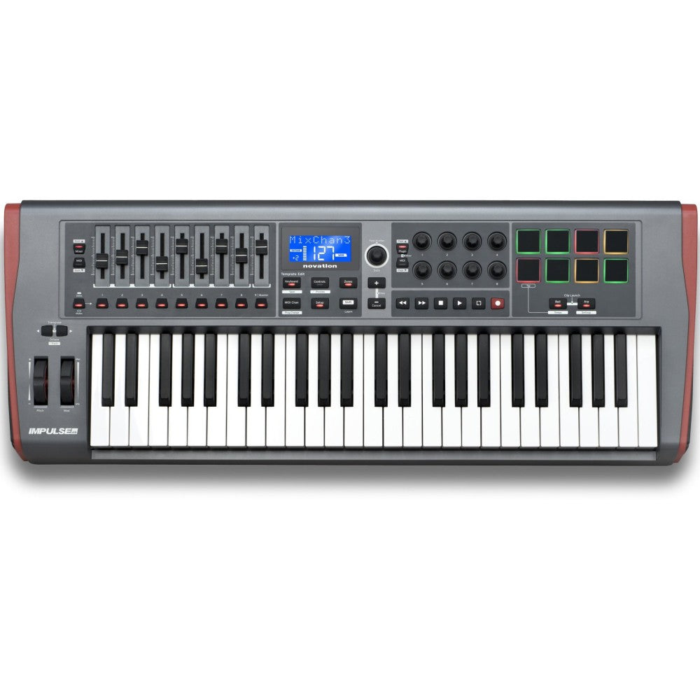 NOVATION Impulse 49 Controller USB-MIDI a 49 tasi con drumpad