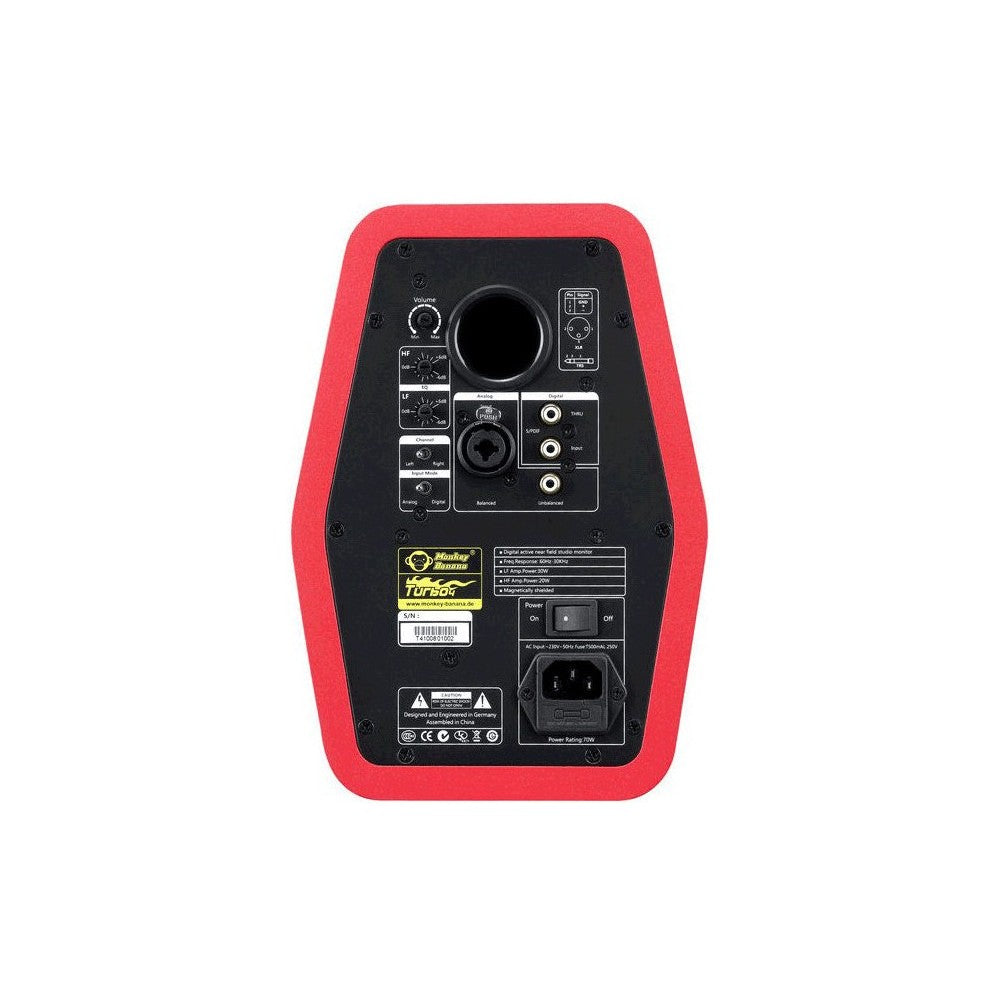 MONKEY BANANA Turbo 4 red Monitor Attivo