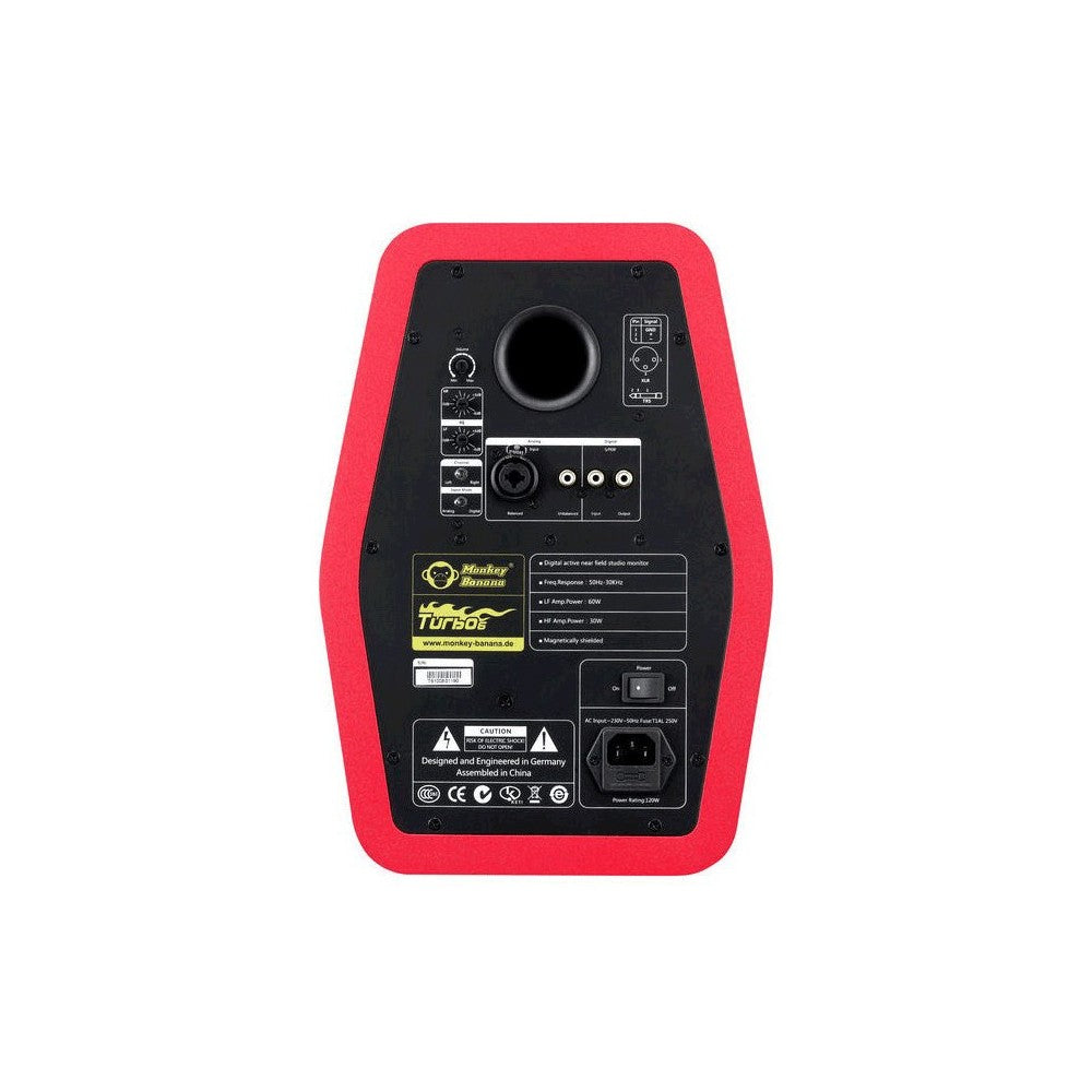 MONKEY BANANA Turbo 6 Red Monitor Attivo