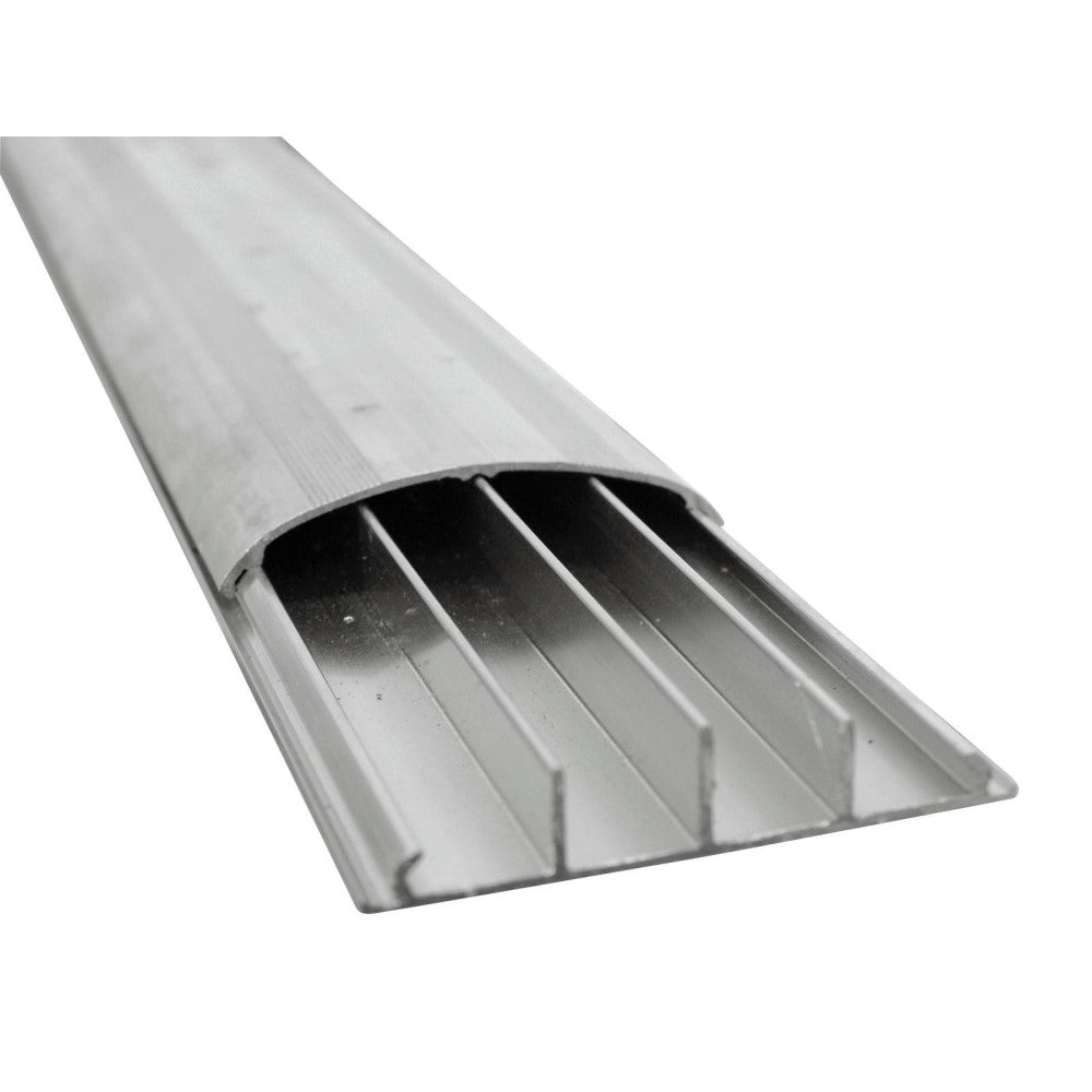Eurolite Canalina Passa Cavi a 4 vie 75mm 2m Silver